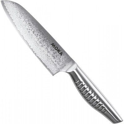 Ніж кухонний Сантоку 150 мм Suncraft Moka Damascus (DMK-102) DMK-102 фото
