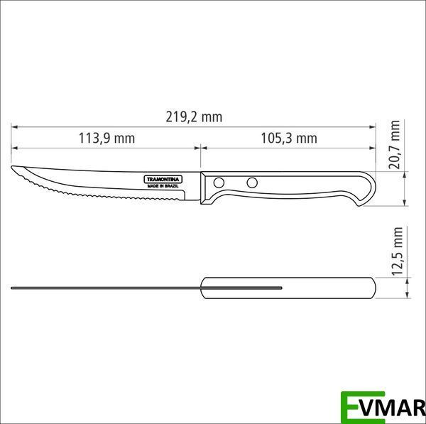 Ніж для стейка TRAMONTINA POLYWOOD, 127 мм (21122/175) 21122/175 фото