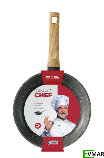 Сковорода BRAVO CHEF Глибока 1003718 фото