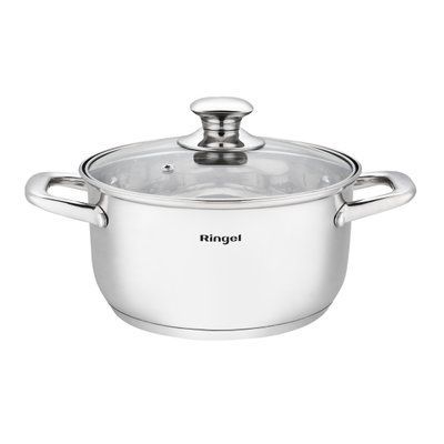 Каструля RINGEL Grey line, 18 см, 2.3 л (RG-2022-18) 1002088 фото
