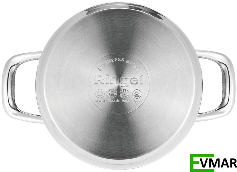 Каструля RINGEL Grey line, 18 см, 2.3 л (RG-2022-18) 1002088 фото