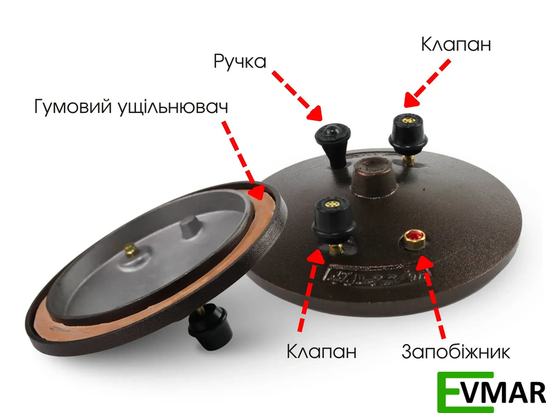 Афганський казан - скороварка, 8 л комбінований Rashko Baba (RB-08) RB08 фото
