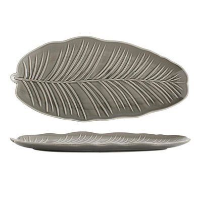 Блюдо Limited Edition LEAF GREY, 30 x 16.8 см (B010785) B010785 фото