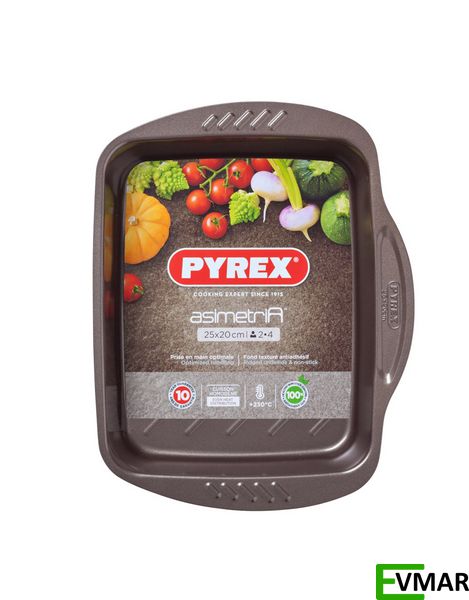 Форма прямокутна PYREX Asimetria, 25 x 20 см (AS25RR0/7646) AS25RR0/7646 фото