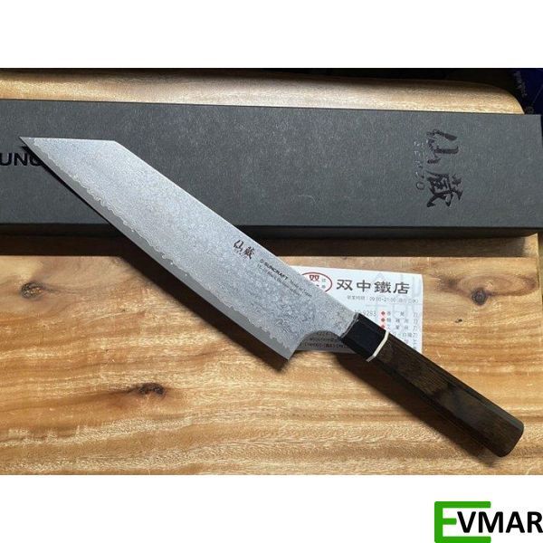 Кухонний ніж японський Кіріцуке 200 мм Suncraft Senzo Black (BD-09) BD-09 фото