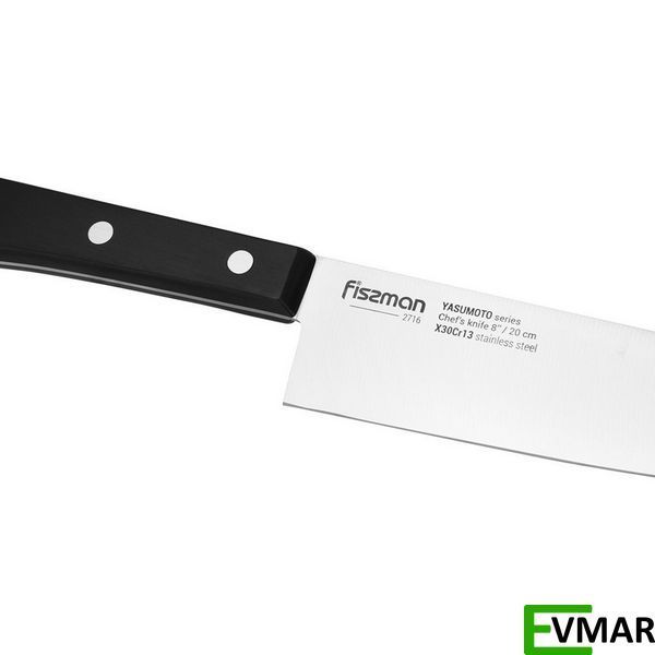 Набір ножів Fissman YASUMOTO, 11 шт. + ножиці та колода (2716) 2716 фото
