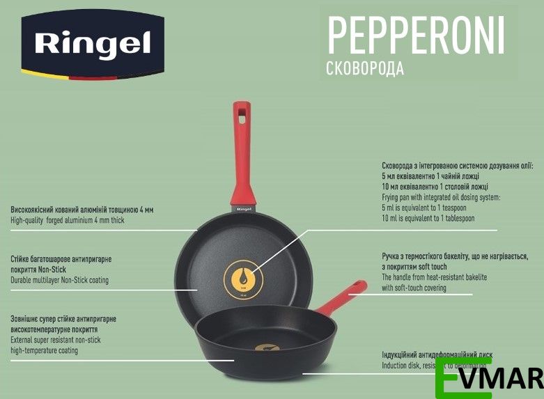 Сковорода RINGEL Pepperoni 1001452 фото