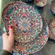 Тарілка "Мальована чорна", 26.2 х 3 см (8030-453) 8030-453 фото 2
