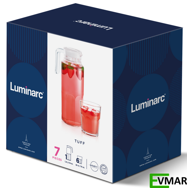 Набір для напоїв LUMINARC TUFF, 7 шт. (X3037) X3037 фото
