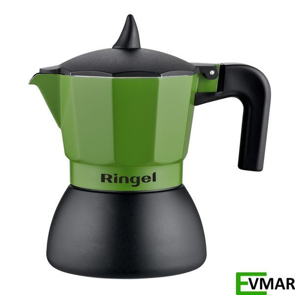 Гейзерна кавоварка RINGEL Lungo, 160 мл, 4 чаш. (RG-12102-4) RG-12102-4 фото