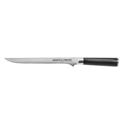 Кухонний ніж Samura Mo-V філейний 218 мм Black (SM-0048) SM-0048 фото