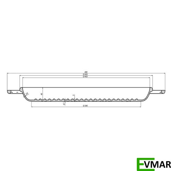 Казан узбецький Maysternya WOK з кришкою-сковородою гриль, 15 л (V15СРGr) V15СРGr фото