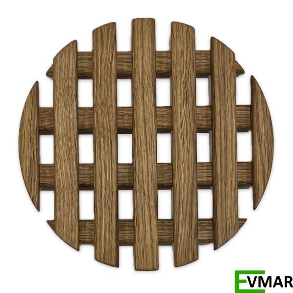Кругла підставка під гаряче "Курінь", 21 х 21 х 2 см (Evmar-0018) Evmar-0018 фото