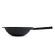 Сковорода чавунна з дерев`яною ручкою Black та скляною кришкою WOK, 2.8 л (W26HP1-6) 1001751 фото 3