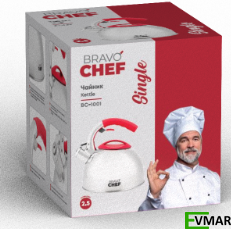 Чайник BRAVO CHEF Single 2.5 л (BC-1001) BC-1001 фото