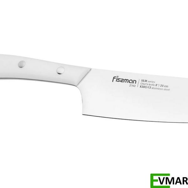 Набір ножів Fissman ULM, 5 шт. + колода з вбудованим точилом (2743) 2743 фото