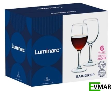 Набір келихів LUMINARC RAINDROP, 450 мл, 6 шт. (Q5488) Q5488 фото