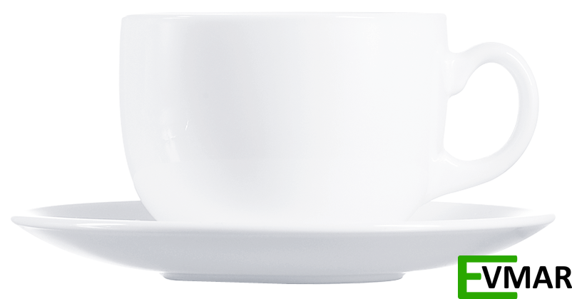 Кавовий сервіз LUMINARC ESSENCE WHITE, 90 мл, 6 шт. (P3404) P3404 фото
