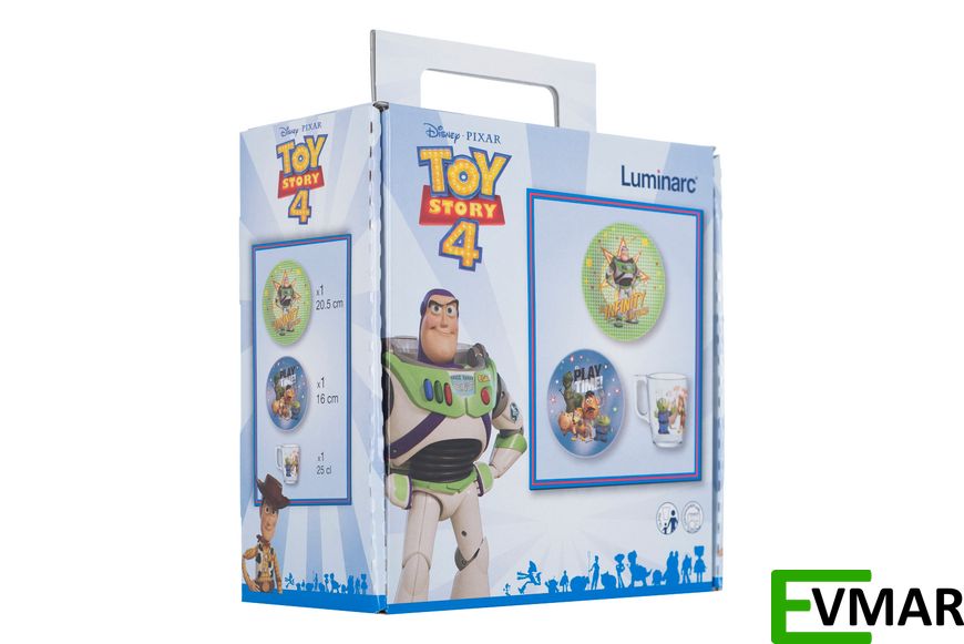 Дитячий набір посуду LUMINARC DISNEY TOY STORY, 3шт. (P9344) P9344 фото