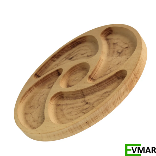 Менажниця Brizoll SNACK, 25 см, 5 секцій (MEN1) MEN1 фото