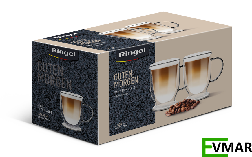 Чашка RINGEL Guten Morgen, 370 мл, 2 шт. (RG-0002/2*370 s) RG-0002/2*370 s фото