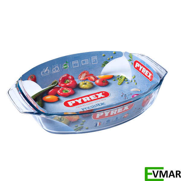 Форма овальна PYREX Irresistible, 39 х 27 х 7 см, 4 л (412B000/8044) 412B000/8044 фото