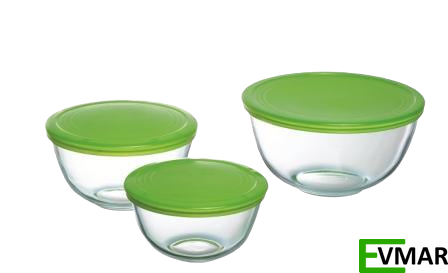 Миска PYREX з кришкою, 0.7 л, 15 см (178P000/8046) 178P000/8046 фото