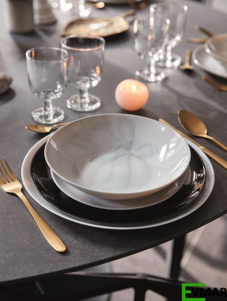 Тарілка LUMINARC DIWALI MARBLE GRANIT, 20 см (P9835) P9835 фото