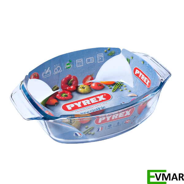 Форма овальна PYREX Irresistible, 30 х 21 х 7 см, 2.0 л (410B000/8046) 410B000/8046 фото