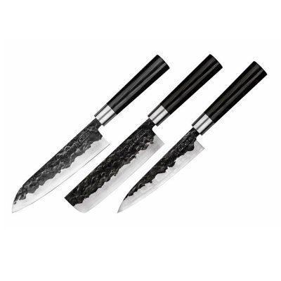 Набір з 3-х кухонних ножів Samura Blacksmith (SBL-0220) SBL-0220 фото
