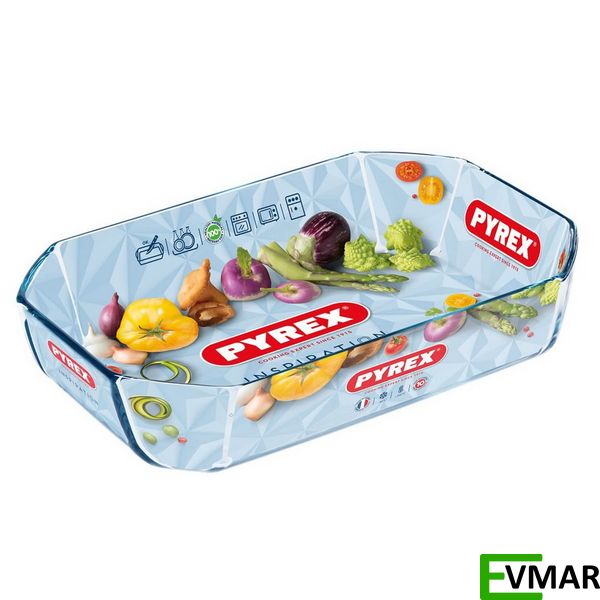 Форма прямокутна PYREX Inspiration, 30 х 20 х 7 см, 2.6 л (294B000/7645) 294B000/7645 фото