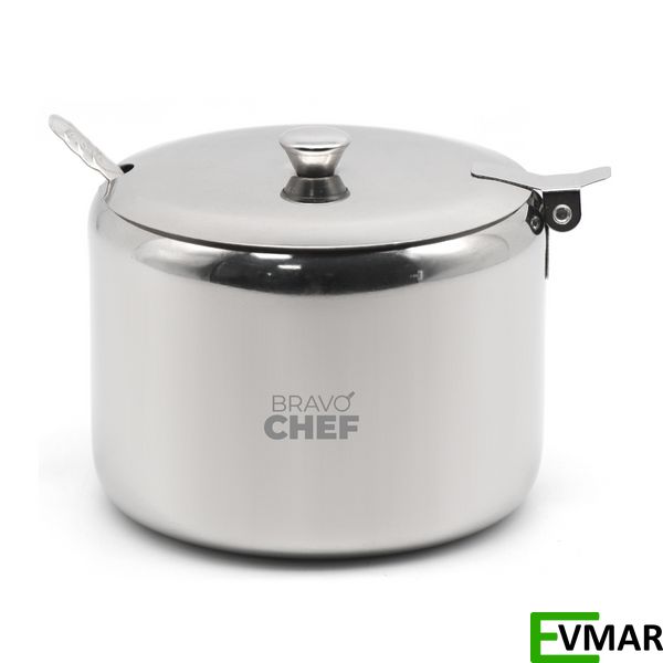 Цукорниця з ложкою BRAVO CHEF, 9.5 см (BC-5101/9.5) BC-5101/9.5 фото