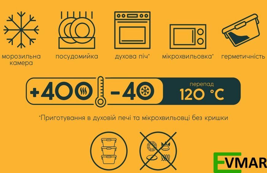 Контейнер ECOMO THERMO BOX, 1230 мл (3SC125-LL) 3SC125-LL фото