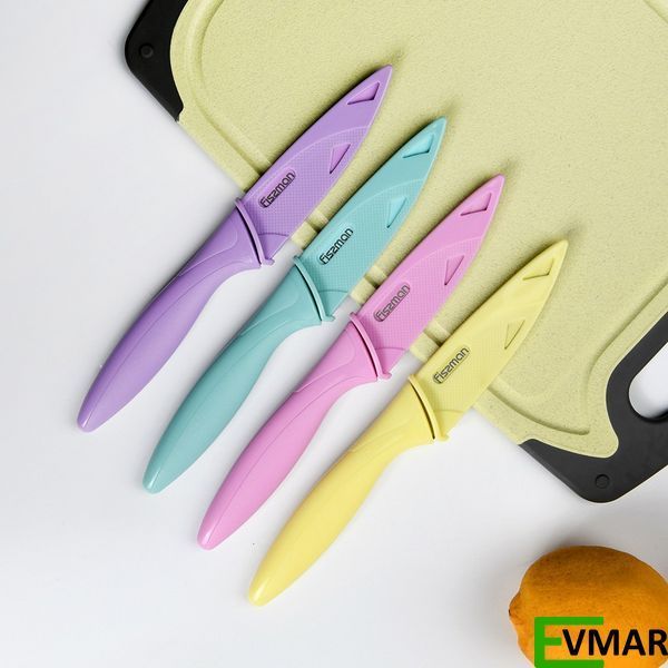 Обробний ніж Fissman CARAMELLA у чохлі, 10 см (2550) 2550 фото
