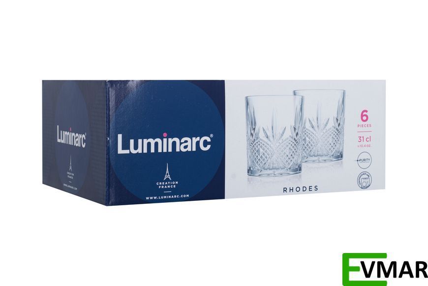 Склянка LUMINARC RHODES, 310 мл, 6шт. (N9066) N9066 фото
